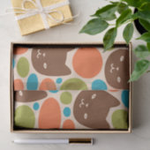Polka Dot Cats Muster Seidenpapier (Geschenk)