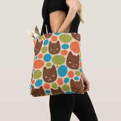 Polka Dot Cats Muster Tasche (Von Nahem)