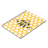 Polka-dot - Choose joy Notizblock (Linke Seite)