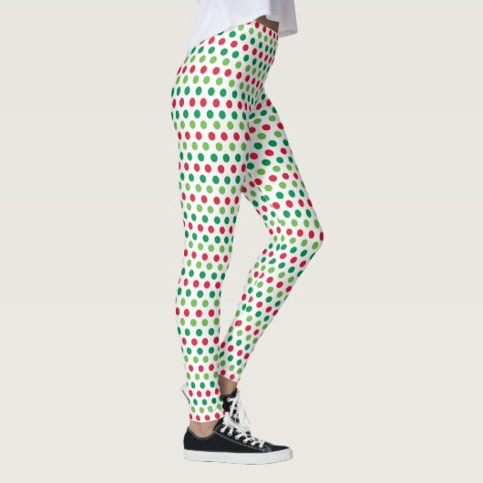 Polka Dot Christmas Leggings (Rechts)