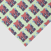 Polka Dot Christmas Present Seidenpapier (Ausschnitt)