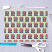 Polka Dot Christmas Present Seidenpapier (Handwerk)