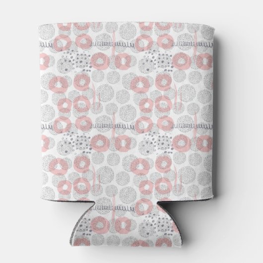 Polka Dot Circle Pattern Dosenkühler (Rückseite)
