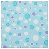 Polka Dot Circles Blue Stoff (Muster)