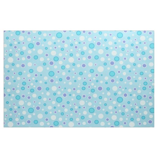 Polka Dot Circles Blue Stoff (Fat Quarter (45,7 x 55,9 cm))