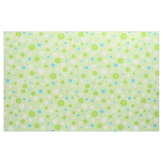 Polka Dot Circles Green Stoff (Fat Quarter (45,7 x 55,9 cm))