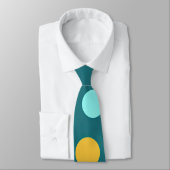 Polka Dot Circles Pastellmuster Krawatte (Gebunden)