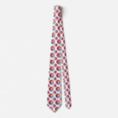 Polka Dot Circles Pattern Neck Tie Krawatte (Vorderseite)