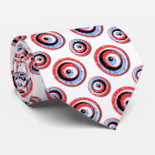 Polka Dot Circles Pattern Neck Tie Krawatte (Gerollt)