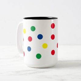 Polka Dot Coffee Tasse