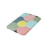 Polka Dot Colors of Bermuda Bath Mat Badematte (Schrägansicht)