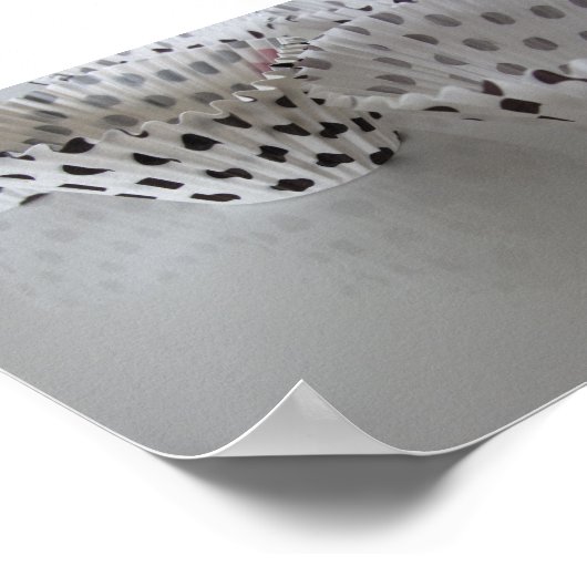 Polka Dot Cupcake Liners Poster (Ecke)