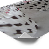 Polka Dot Cupcake Papers Poster (Ecke)