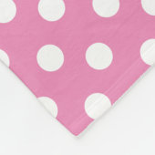 Polka Dot Cupcakes Personalisiert Fleece Blanket (Ecke)