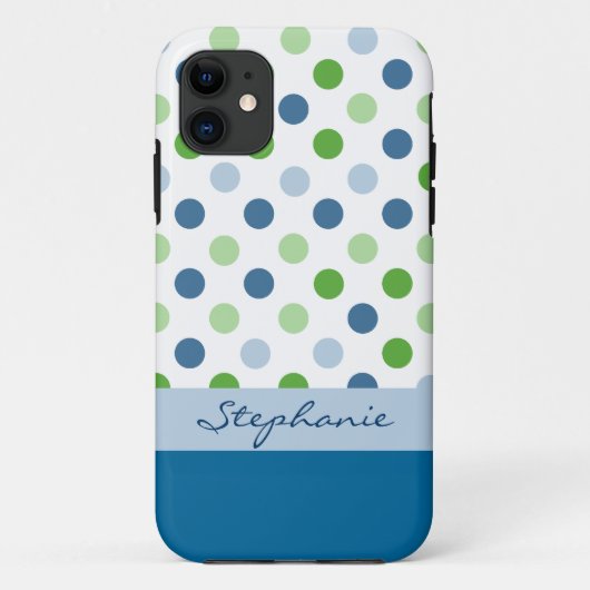 Polka Dot Custom iPhone 5 Fall Case-Mate iPhone Hülle (Rückseite)