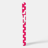 Polka dot custom red pink white Case-Mate iPhone hülle (Rückseite / Links)