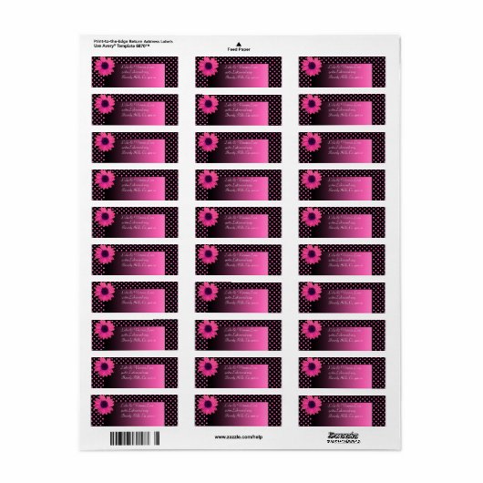 Polka Dot Daisy Pink Wedding (Vorne)