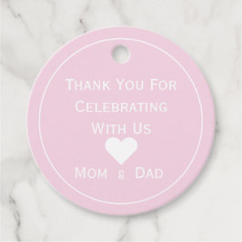 Polka Dot danke Ihnen für Ihre Unterstützung bei d Geschenkanhänger