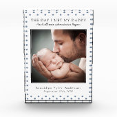 Polka Dot Day Ich traf mein Daddy Foto Kinderzimme (Vorderseite)