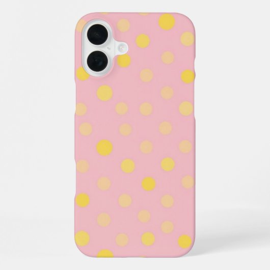 Polka Dot Delight iPhone Hülle (Rückseite)
