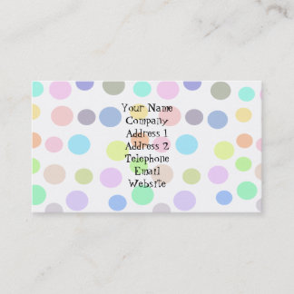 Polka Dot Design Visitenkarte