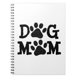 Polka Dot DOG MAMA Pawprints Notizblock