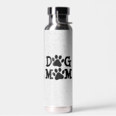 Polka Dot DOG MAMA Pawprints Trinkflasche (Links)