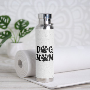 Polka Dot DOG MAMA Pawprints Trinkflasche