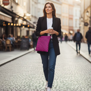 Polka Dot Elegance Tragetaschen Mit Langen Trägern