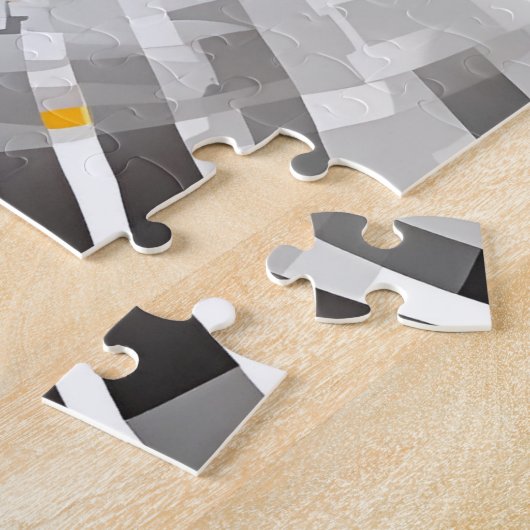 Polka Dot Elephant Moderner Spaß Puzzle (Seite)