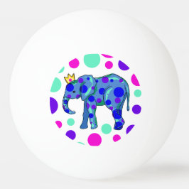 Polka Dot Elephant Ping Pong Ball Tischtennisball