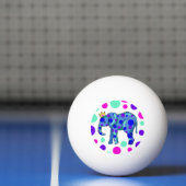 Polka Dot Elephant Ping Pong Ball Tischtennisball (Netto)