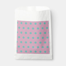 Polka Dot favorit Bags (Pink & Aqua) Geschenktütchen