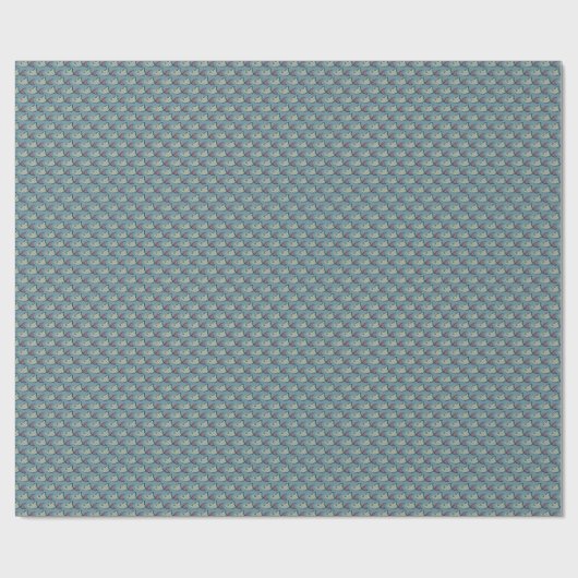 Polka Dot Fish Pattern Geschenkpapier (Flach)