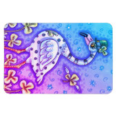 POLKA DOT FLAMINGO, FARBFARBIG ST. PATRICK'S DAY MAGNET (Horizontal)