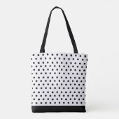 Polka dot floral Tasche (Rückseite)