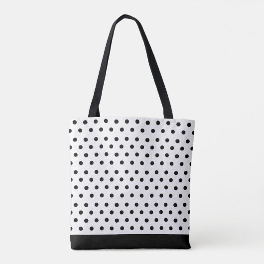 Polka dot floral Tasche (Rückseite)