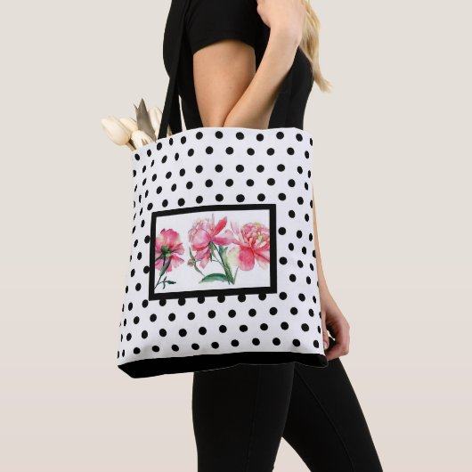 Polka dot floral Tasche (Von Nahem)