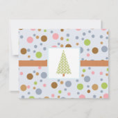 Polka-Dot Forest Einladung (Rückseite)