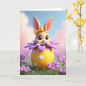 Polka Dot Freund Grußkarte Karte (Gelbe Blume)