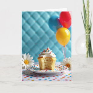 Polka Dot Fröhliche Tortenkarte Karte
