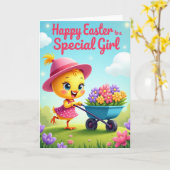 Polka Dot Frühlingsfreude Karte (Gelbe Blume)