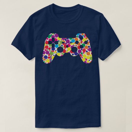 Polka Dot Game Controller International D T-Shirt (Design vorne)
