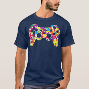 Polka Dot Game Controller International D T-Shirt