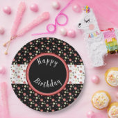 Polka Dot Gemustert Pappteller (Party)
