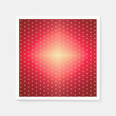 Polka Dot Gemustert Red Serviette (Vorderseite)