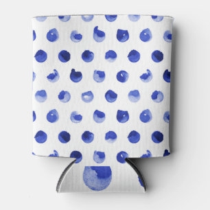 Polka dot: geometrisch blauer Kobalt Dosenkühler