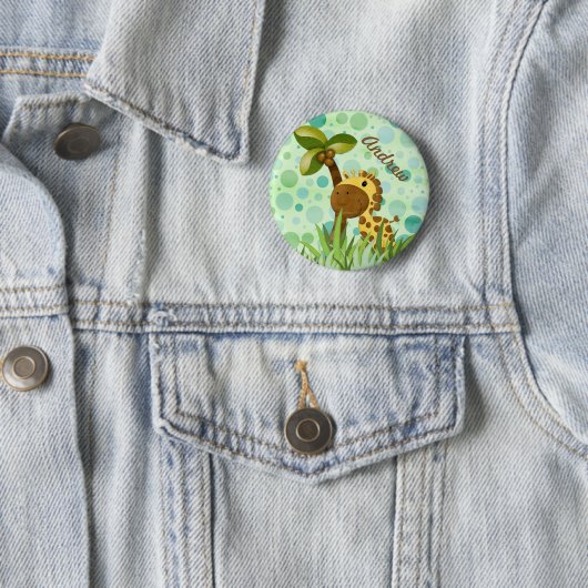 Polka Dot Giraffe Button (Beispiel)