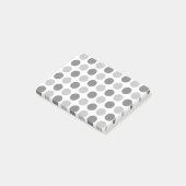 Polka Dot Grays Post-it Klebezettel (angewinkelt)