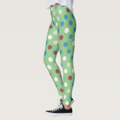 Polka Dot Green Leggings (Links)